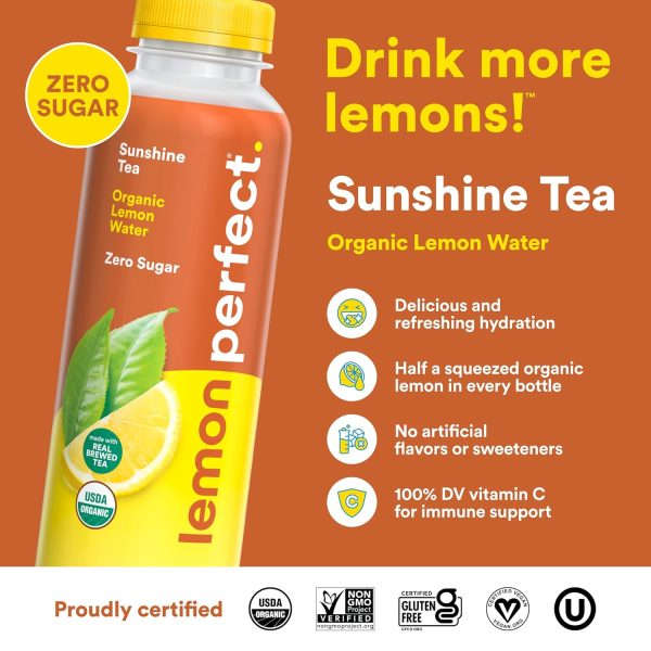 Lemon Perfect Flavored Water Original Lemon 15.2 Fl Oz-6