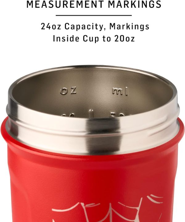 BlenderBottle Strada Shaker Cup Stainless Steel Insulated-3