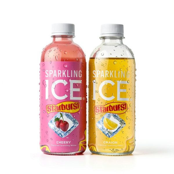 Sparkling Ice STARBURST Orange Flavored Water Beverage-5