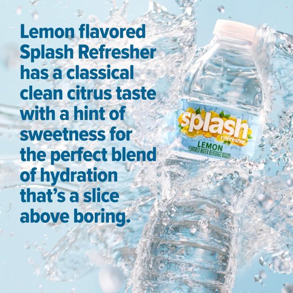 Lemon Splash Refresher Water 16.9 Fl Oz BlueTriton Brands-4