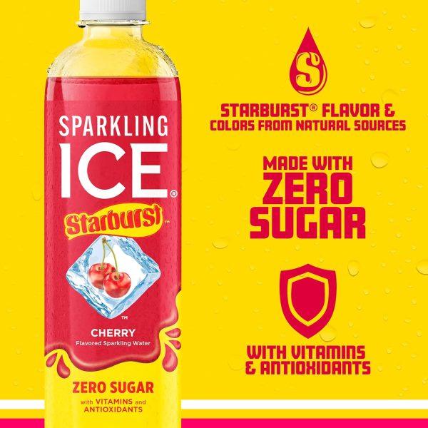 Sparkling Ice STARBURST Cherry Flavored Water-3