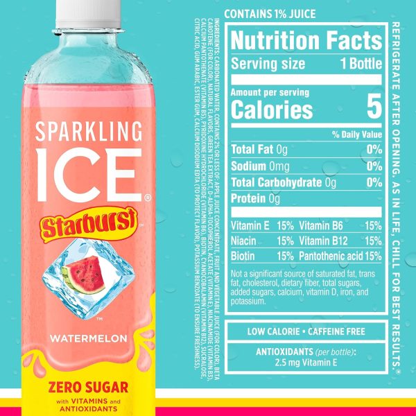 Sparkling Ice Starburst Red Pack Flavored Water-9