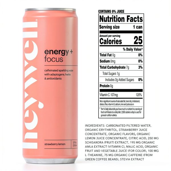 Heywell Sparkling Adaptogen Water 12 Pack-1
