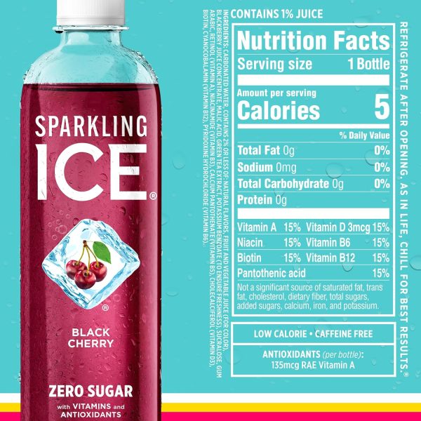 Sparkling Ice Starburst Red Pack Flavored Water-8
