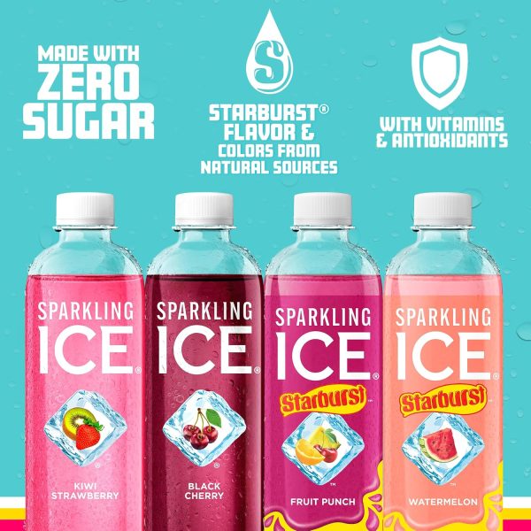 Sparkling Ice Starburst Red Pack Flavored Water-5