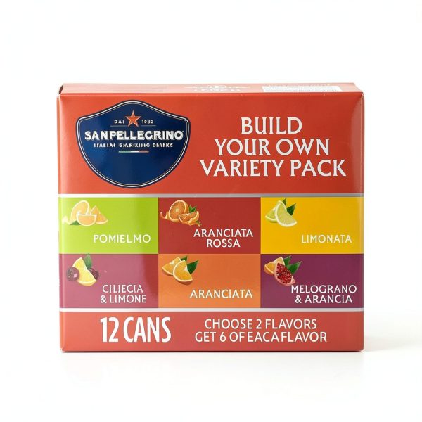 Sanpellegrino Sparkling Water 12 Can Variety Pack-0