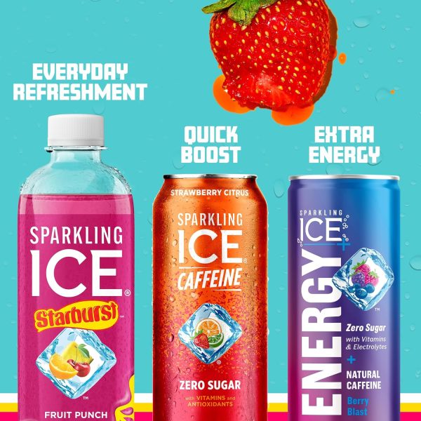 Sparkling Ice Starburst Red Pack Flavored Water-10