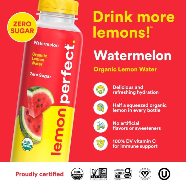 Lemon Perfect Watermelon Flavored Bottled Water-5