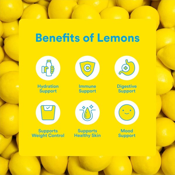 Lemon Perfect Flavored Water Original Lemon 15.2 Fl Oz-2