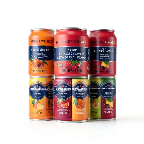 Sanpellegrino Sparkling Water 12 Can Variety Pack-2