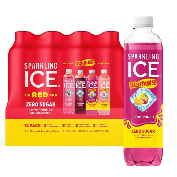 Sparkling Ice Starburst Red Pack Flavored Water-0