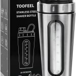 TOOFEEL Stainless Steel Shaker Bottle Leakproof 28oz Fitness-0