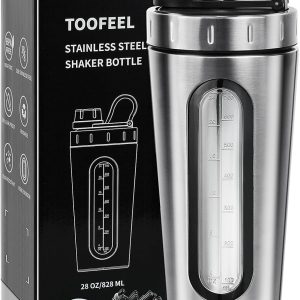 TOOFEEL Stainless Steel Shaker Bottle Leakproof 28oz Fitness-0
