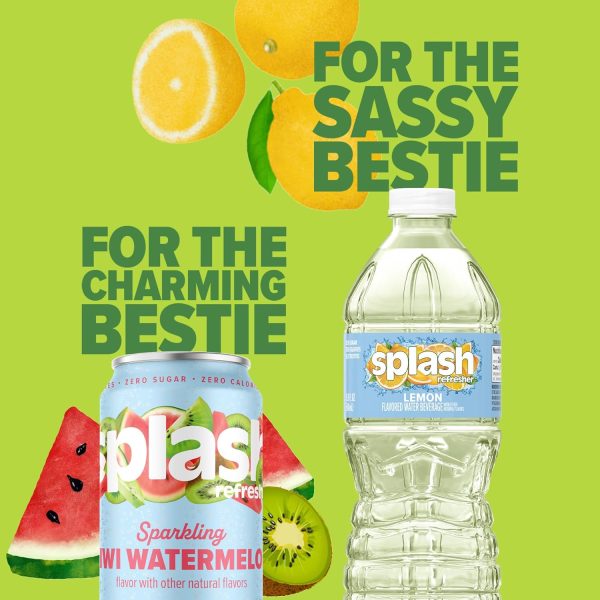 Lemon Splash Refresher Water 16.9 Fl Oz BlueTriton Brands-3
