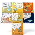 TONGYILEX BO1 Large Multicolour Mo Willems Pigeon Book Set 7‑Pack-0