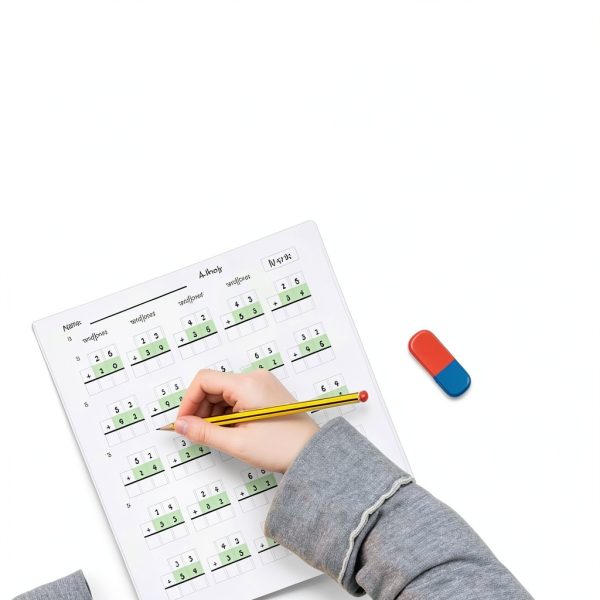 Double Digit Math Workbook Channie's Recycled-3