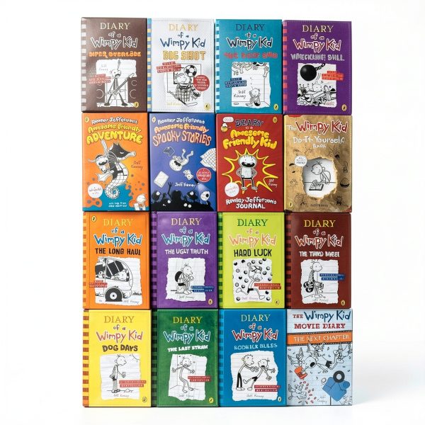 FOLREBAS Diary of a Wimpy Kid Box Set 24-Book Collection with Gift Box-2