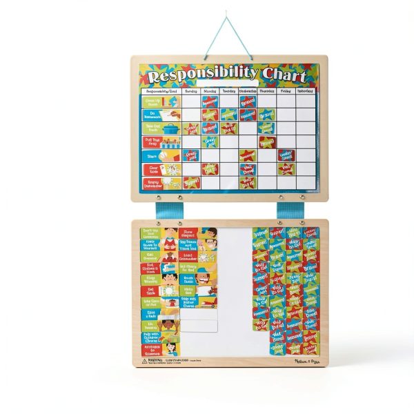 Melissa and Doug Magnetic Tracking Chart with Dry Erase Boards and 89-6