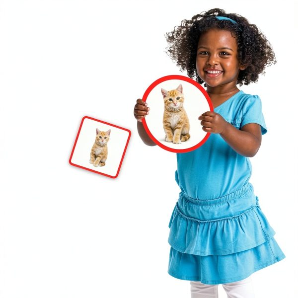 MindWare Seek-a-Boo Vocabulary Flash Card Game for Toddlers Model-3