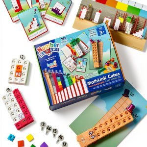 Numberblocks MathLink Cube Set hand2mind 155 Cubes and 52 Faceplates-0