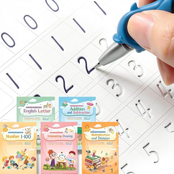 Magic Ink CosyCorner Kids Copybook Set 5 in 1 Writing Practice-0