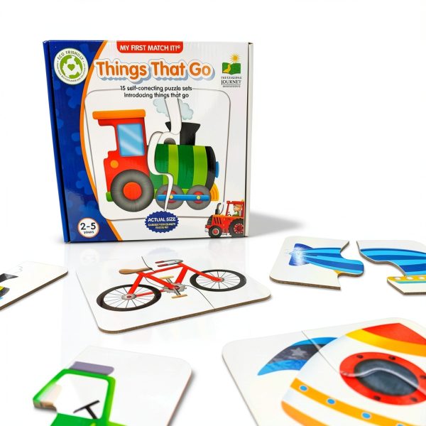 The Learning Journey My First Match It! 15-Piece Vehicle Jigsaw-2
