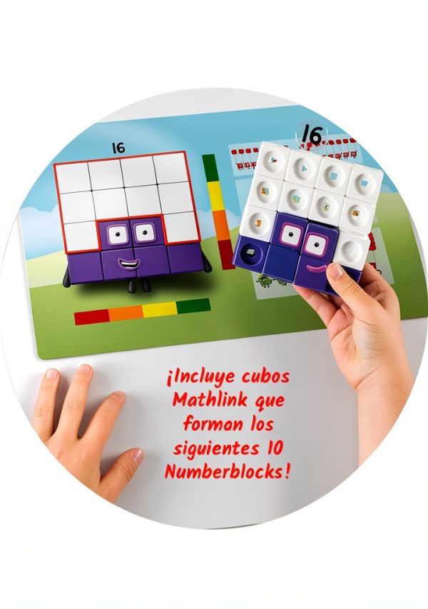 Numberblocks MathLink Cube Set hand2mind 155 Cubes and 52 Faceplates-1