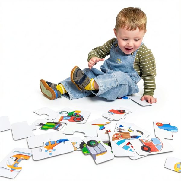 The Learning Journey My First Match It! 15-Piece Vehicle Jigsaw-4