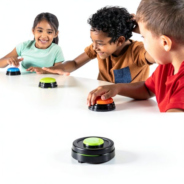 Learning Resources Answer Buzzers Set 4 Colors Classroom Game Show Kit-5