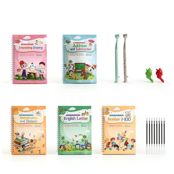 Magic Ink CosyCorner Kids Copybook Set 5 in 1 Writing Practice-4