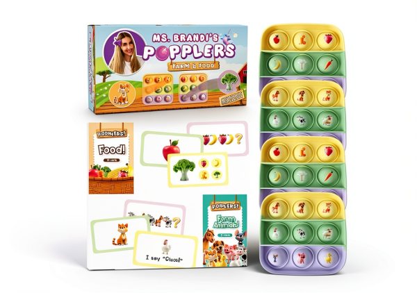 Popplers Fidget Mat by The Fidget Game Educational Toy with Mini Games-0
