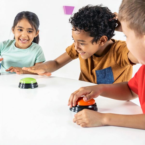 Learning Resources Answer Buzzers Set 4 Colors Classroom Game Show Kit-1