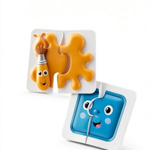 My First Match It Colors & Shapes Puzzle 15 Pieces Learning Journey-0