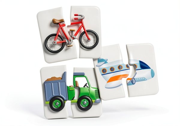 The Learning Journey My First Match It! 15-Piece Vehicle Jigsaw-1