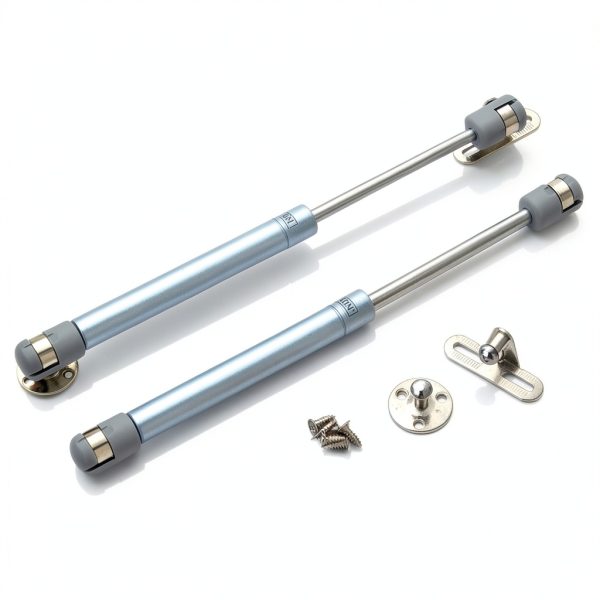 JZK 2X Gas Hydraulic strut Stay Lift Hinge Piston arm Damper 100N for Heavy Flap Door, Soft Close lid Support for Large Toy Box lid, Cupboard Door, Storage Chest lid-4
