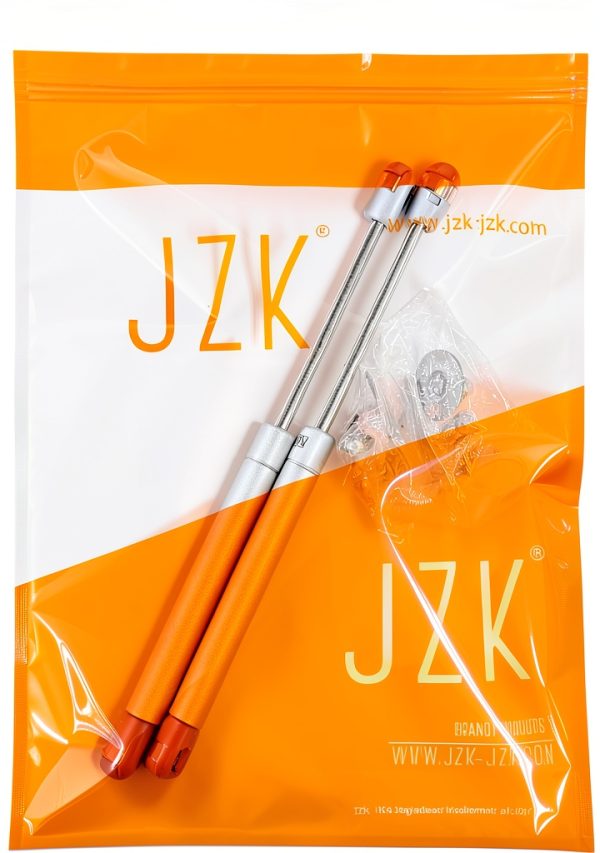 JZK 2X Gas Hydraulic strut Stay Lift Hinge Piston arm Damper 100N for Heavy Flap Door, Soft Close lid Support for Large Toy Box lid, Cupboard Door, Storage Chest lid-6
