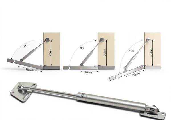 Heavy Duty Gas Struts SynHHergyx 150N 22lb Close for Cabinet Doors-1