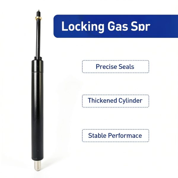 Adjustable Lockable Gas Spring Soft Close Hinges,Gas Struts Box Bed Heavy Duty Gas Support, Furniture Locking Adjustable Gas Style Lifting Gas Spring (90 LB, 18 in)-4