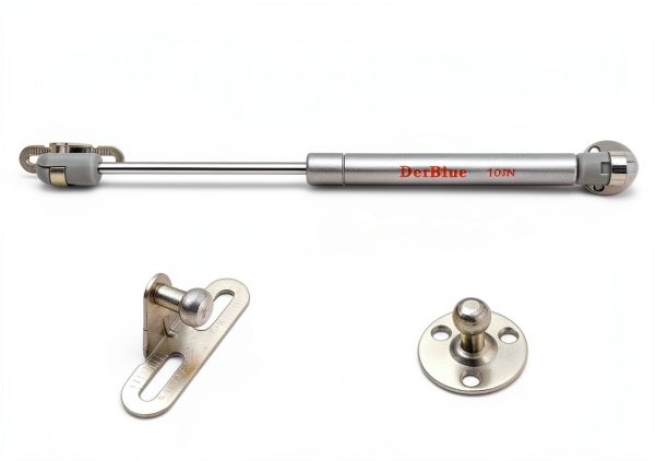 DerBlue 4-Pack 10inch 100N/25lb Gas Struts for Cabinets - Professional Cabinet Shocks and Gas Struts-1