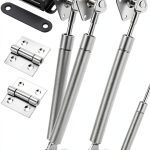 Drop Down Gas Struts Mdkave Soft Close Hinge 100N 2 Pack Silver-0